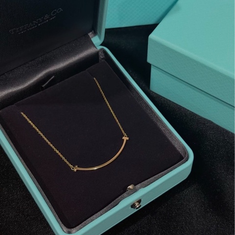 tiffany 玫瑰金笑臉小號