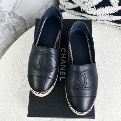 Chanel/香奈兒 經典漁夫鞋 36碼 附件盒子 未使用