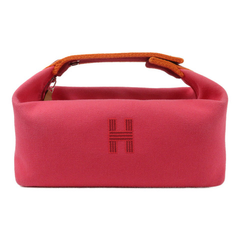 HERMES 帆布Bride A Brac GM手挽袋Hibiscus