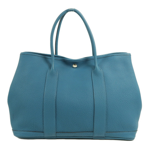 HERMES Negonda皮革Garden Party PM手挽袋Cobalt