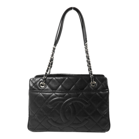CHANEL 牛皮皮革Chain Shoulder鏈帶肩背袋