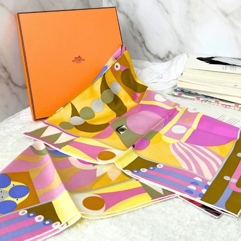 Hermes Parade en Fanfare 90 絲巾 方巾