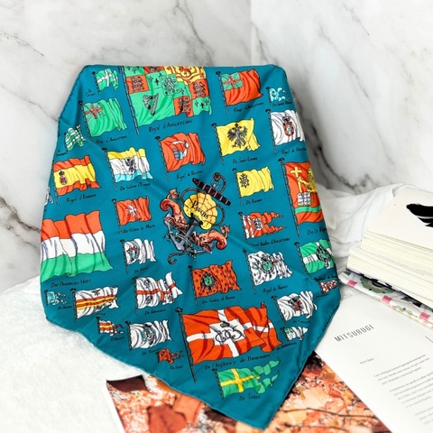 Hermes Pavois Twill Carre 絲巾 方巾