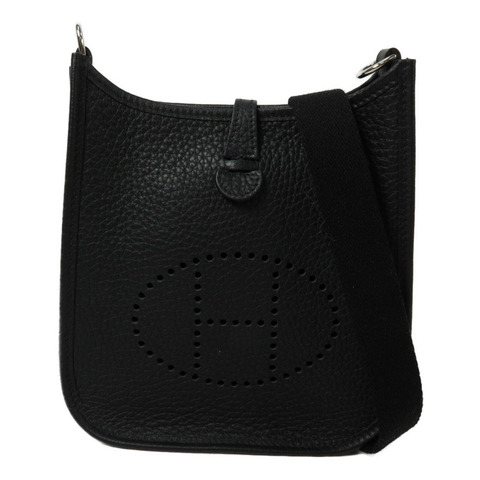 HERMES Clemence皮革Evelyne TPM肩背袋Noir