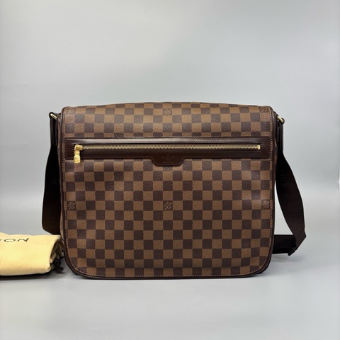 Louis Vuitton 路易威登 棕棋盤格郵差斜挎包 尺寸37*29