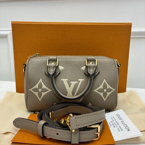 Full set LV Speedy Nano 26單據 大象灰