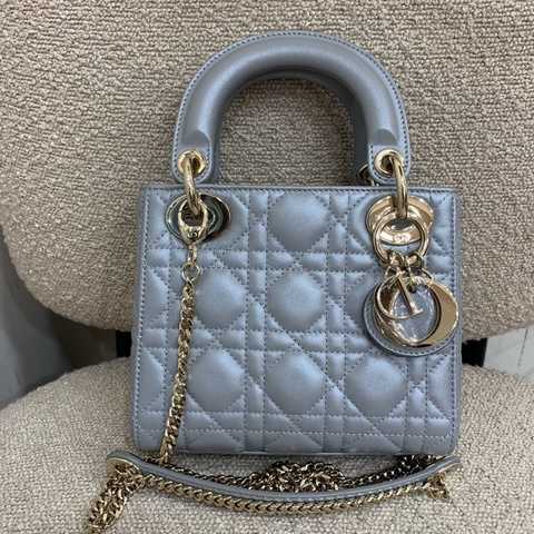dior 迪奧 銀色三格戴妃 22年