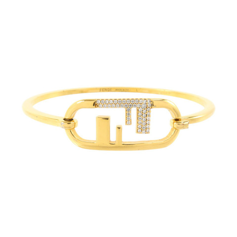 FENDI 金屬O'Lock Bangle(L)手鐲