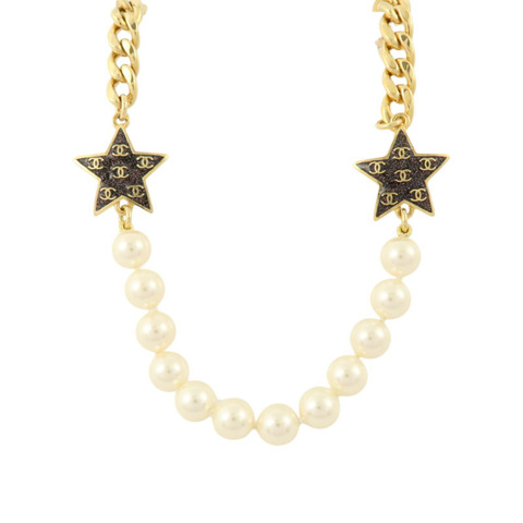 CHANEL PVC/金屬Necklace項鏈
