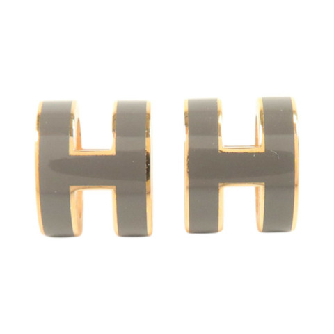 HERMES 金屬/琺瑯Pop H Earrings耳環