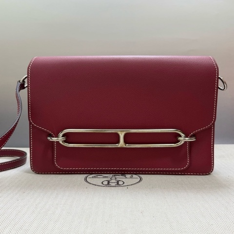 Hermes Roulis 23 Rouge Grenat x phw