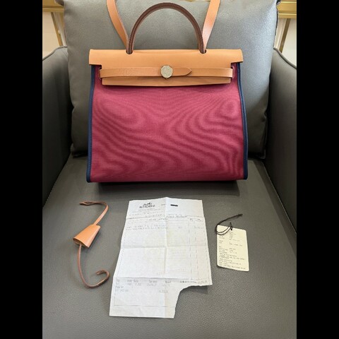 hermes愛馬仕 herbag31 成色95新 無鎖無鑰匙 原始成色