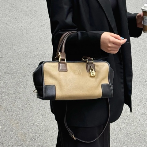 ✨Loewe羅意威｜Amazona亞馬遜波士頓手提吐司包｜小號｜98新