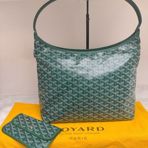 高雅德/Goyard BohemeHobo包袋子母包單肩包腋下包 綠色