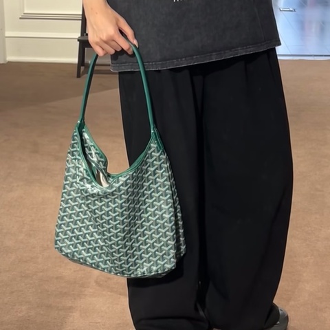 Goyard 🫶🏻 Boheme Hobo 綠色子母腋下購物袋💕 99新✨2024年編碼 尺寸34*30