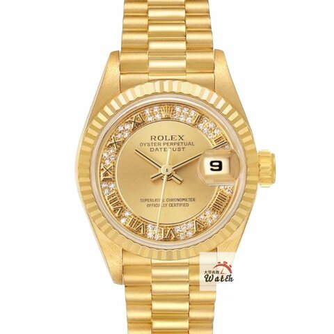 【大眾名錶】ROLEX 勞力士69178 Datejust 18K女錶 9.8新一手錶況 原廠錶帶未整理 大眾名錶B1509