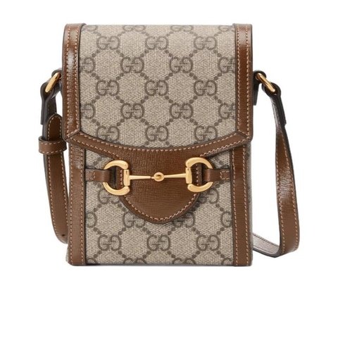Gucci 女士 馬銜扣1955系列迷你手袋均碼碼11.5cm*4cm*17cm