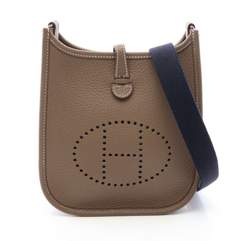 愛馬仕 Evelyne TPM Amazon 肩挎包 K Taurillon Clemence Etoupe SHW