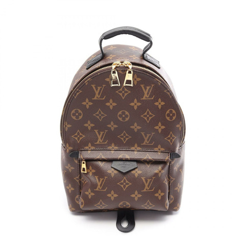 路易威登 Palm Springs 雙肩包 PM 背包 M44871 Monogram 棕色皮革