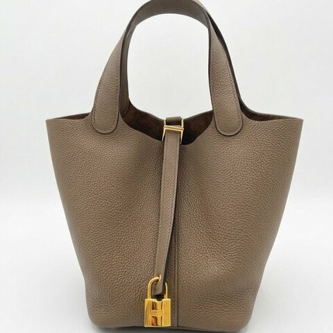 HERMES 大象灰 Picotin 菜籃子# A刻