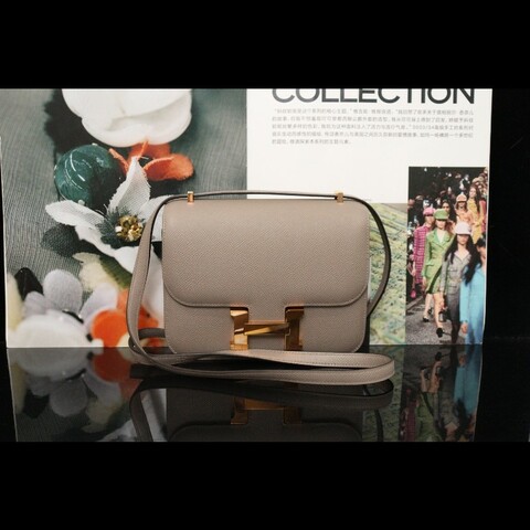 Hermes Constance E皮 M8瀝青灰 金扣 A刻