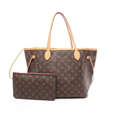 路易威登 Neverfull MM 手提單肩包 M41178 Monogram Pivoine 二手女士