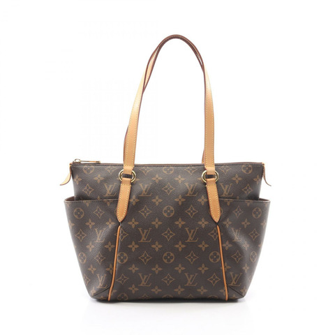 路易威登 Totally PM 手提單肩包 M56688 Monogram 皮革 棕色 二手