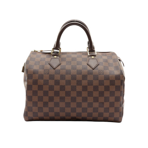 LOUIS VUITTON LV 路易威登 Speedy 30 波士頓包 棕色 棋盤格帆布 無鑰匙 N41531