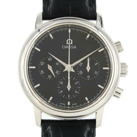 歐米茄碟飛系列 Prestige Chrono 4840.51.01 不鏽鋼腕錶，手排上鍊
