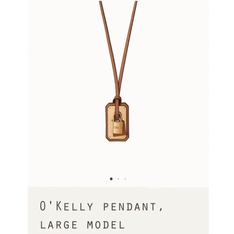 全新✨Hermes✨ O'KELLY PENDANT 鎖頭項鍊掛飾