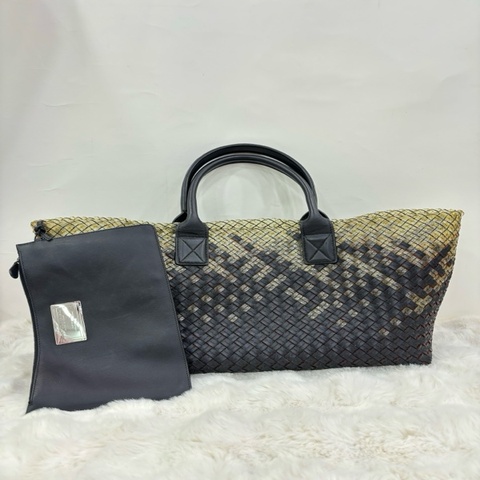 BV / Bottega Veneta葆蝶家 漸變編織限量款cabat，硬挺有型版，全球僅500只，男女皆可 尺寸底長40*18*26