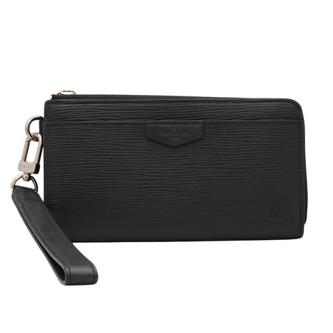 LOUIS VUITTON LV 路易威登 Zippy Dragonne 拉鍊長夾 黑色 EPI 水波紋牛皮 M81325