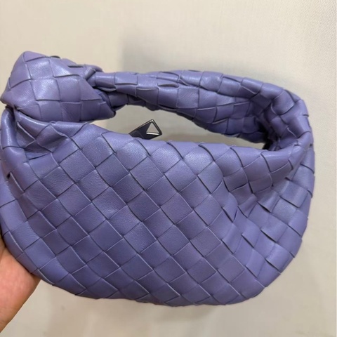 Bottega Veneta 葆蝶家 紫色Jodie編織手拿包