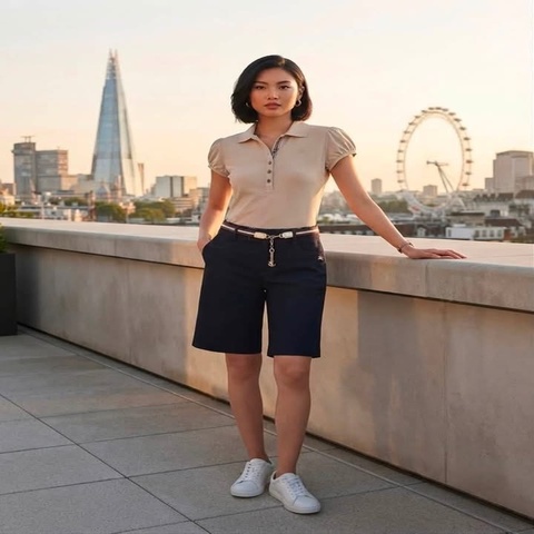 BURBERRY 黑標 基本款POLO戰馬上衣