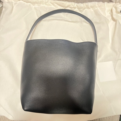 The Row N/S Park Medium leather tote bag