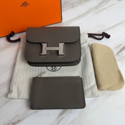 Hermès 愛馬仕 Roulis slim 錫器灰銀釦