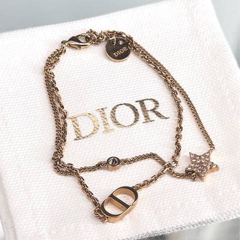 Dior 雙層星星手鍊