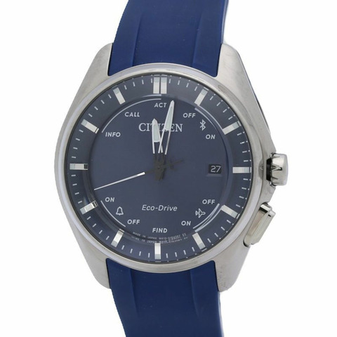 西鐵城 Eco-Drive 藍牙 BZ4000-071 W410-S119758 男士腕錶，超級鈦金屬 x 橡膠錶帶，130564