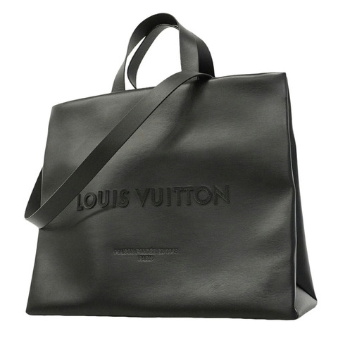 路易威登 LV Packaging Shopper Tote MM M28309 Noir（黑色）男士兩用包