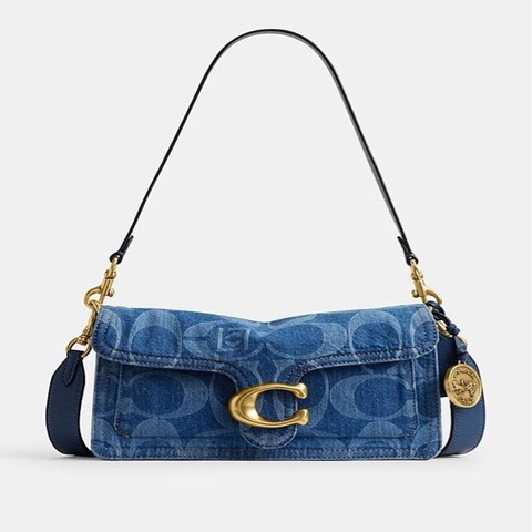 COACH CLOT 26 tabby 牛仔 丹寧布單肩手袋