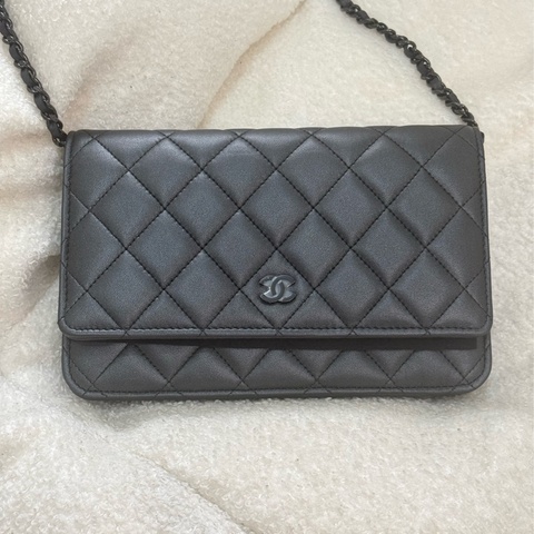 （國外購證🈵全配）全新Chanel woc 限量 so black ✨最新晶片款  專櫃約15萬