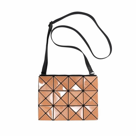 不議價 【全新 未使用品】  BAO BAO ISSEY MIYAKE  Lucent Metallic 幾何方格雙色斜背包