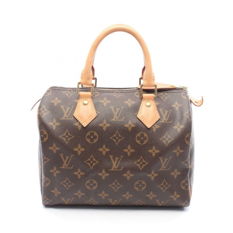 路易威登 Speedy 25 手提包 M41109 Monogram 帆布皮革棕色二手女士
