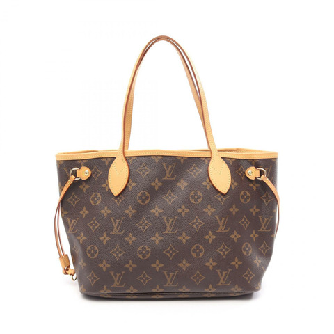 路易威登 Neverfull PM 單肩手提包 M40155 Monogram 帆布 棕色 二手