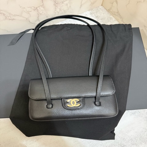 💖Chanel Mini preppy coco 黑色金釦💖 全新