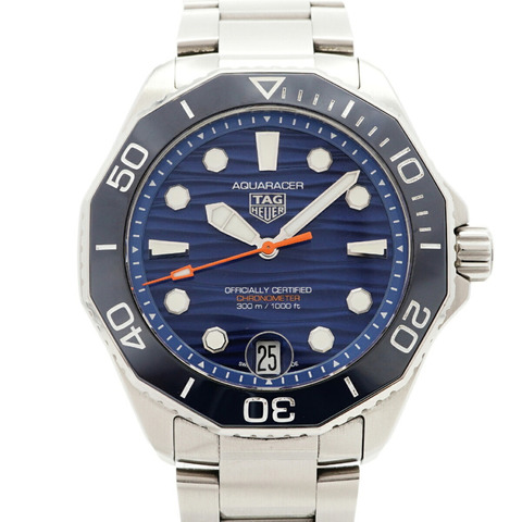 TAG Heuer 豪雅競潛系列專業300公尺潛水錶 WBP5111 藍色錶盤男士腕錶