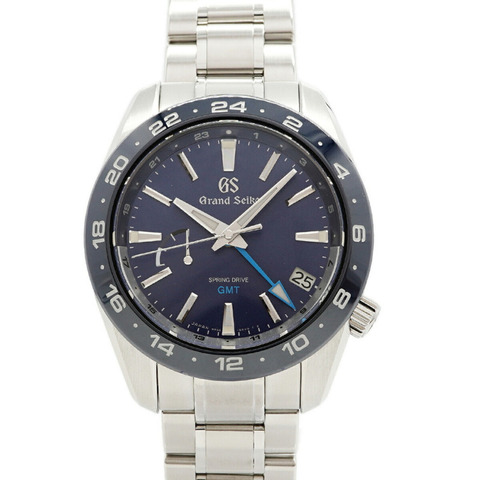 精工 Grand Spring Drive GMT SBGE255 9R66-0BB0 藍色錶盤男士腕錶