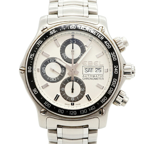 Ebel 1911 Discovery 9750L62 銀色錶盤男士腕錶