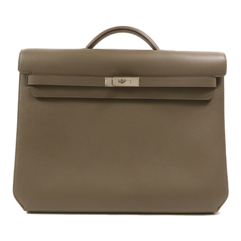 HERMES Epsom皮革Kelly Depeches 36手拿包Etain