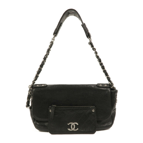 CHANEL 牛皮皮革Pocket in the City肩背袋